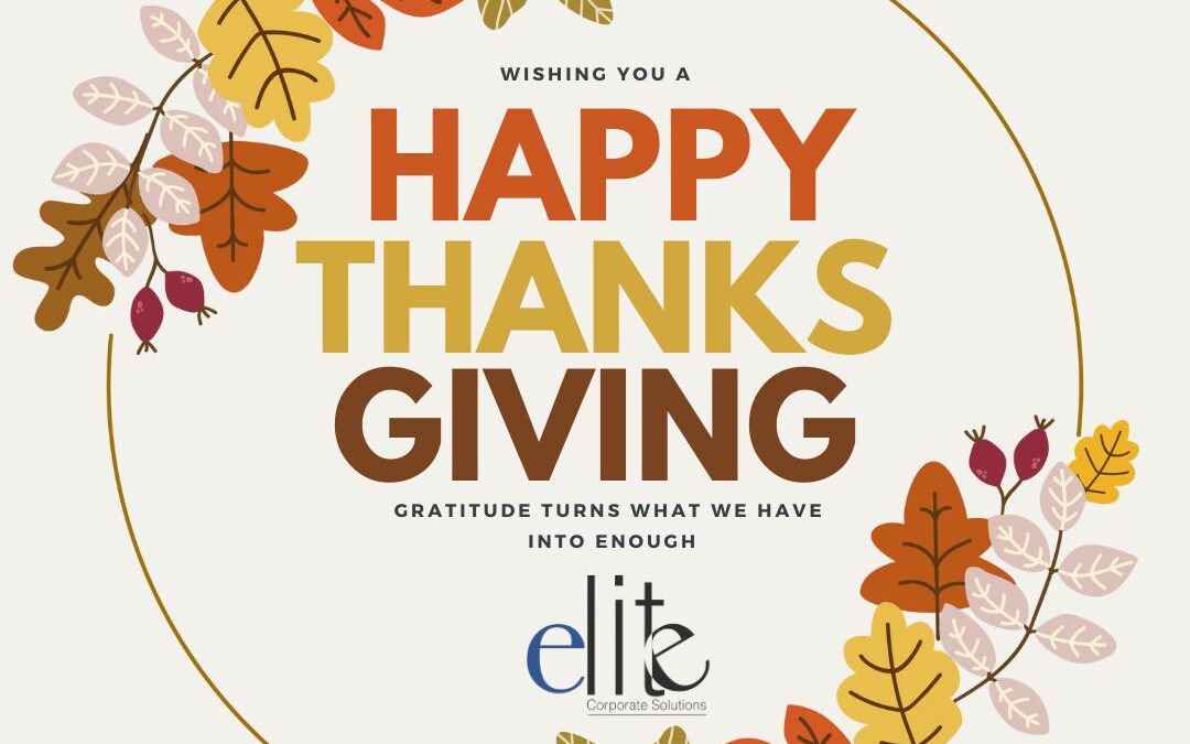 Giving Thanks With Gratitude – From Elite